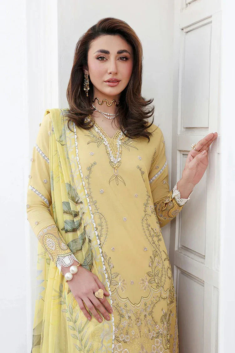 Picture of Roheenaz - Floral Reverie Embroidered Edit - 07-Summer Glow - Unstitched - Available at Raja Sahib