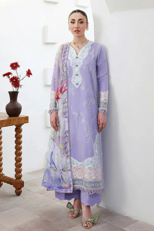 Picture of Roheenaz - Floral Reverie Embroidered Edit - 08-Whispering Radiance - Unstitched - Available at Raja Sahib