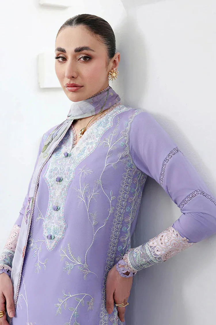 Picture of Roheenaz - Floral Reverie Embroidered Edit - 08-Whispering Radiance - Unstitched - Available at Raja Sahib