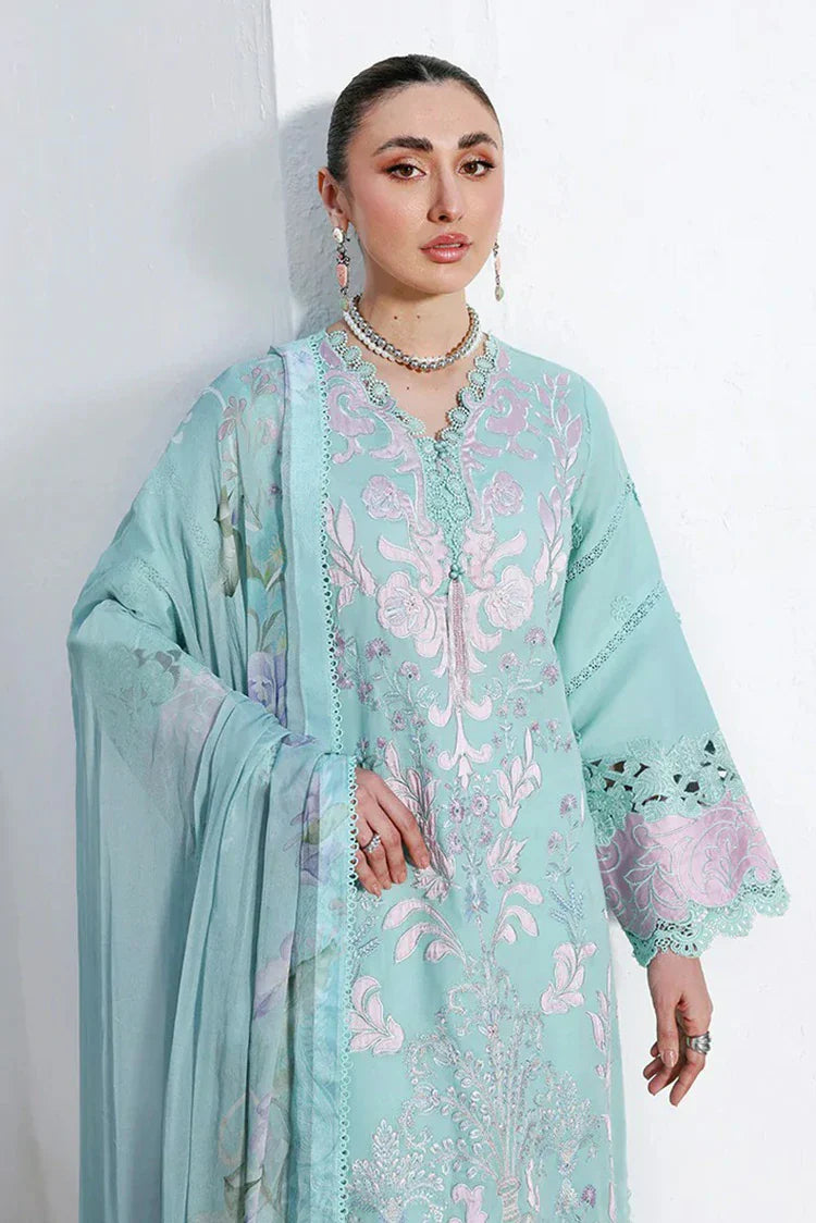 Picture of Roheenaz - Floral Reverie Embroidered Edit - 09-Dewy Mist - Unstitched - Available at Raja Sahib