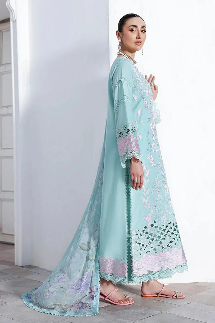 Picture of Roheenaz - Floral Reverie Embroidered Edit - 09-Dewy Mist - Unstitched - Available at Raja Sahib