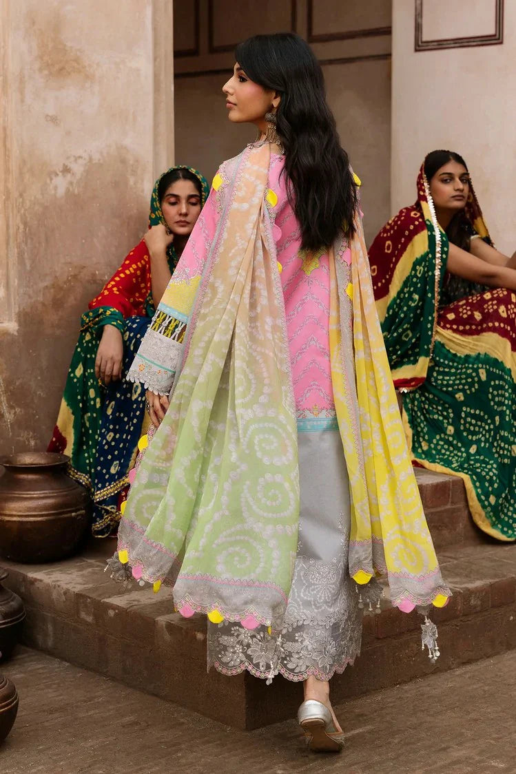 Picture of Charizma - Chunri Embroidered Lawn Vol 1 - CHN6-01 - Unstitched - Available at Raja Sahib