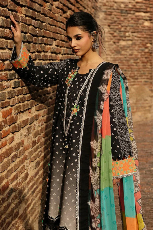 Picture of Charizma - Chunri Embroidered Lawn Vol 1 - CHN6-02 - Unstitched - Available at Raja Sahib
