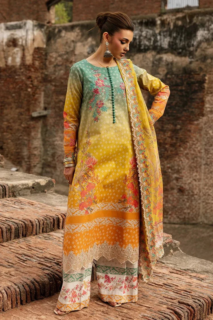 Picture of Charizma - Chunri Embroidered Lawn Vol 1 - CHN6-03 - Unstitched - Available at Raja Sahib