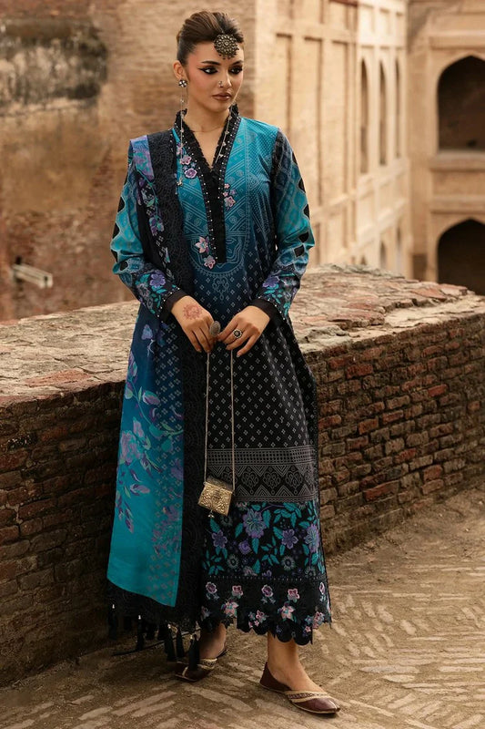 Picture of Charizma - Chunri Embroidered Lawn Vol 1 - CHN6-04 - Unstitched - Available at Raja Sahib