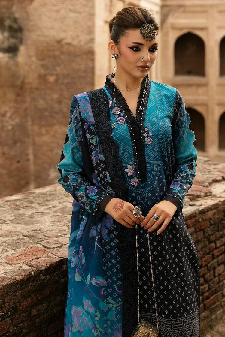 Picture of Charizma - Chunri Embroidered Lawn Vol 1 - CHN6-04 - Unstitched - Available at Raja Sahib