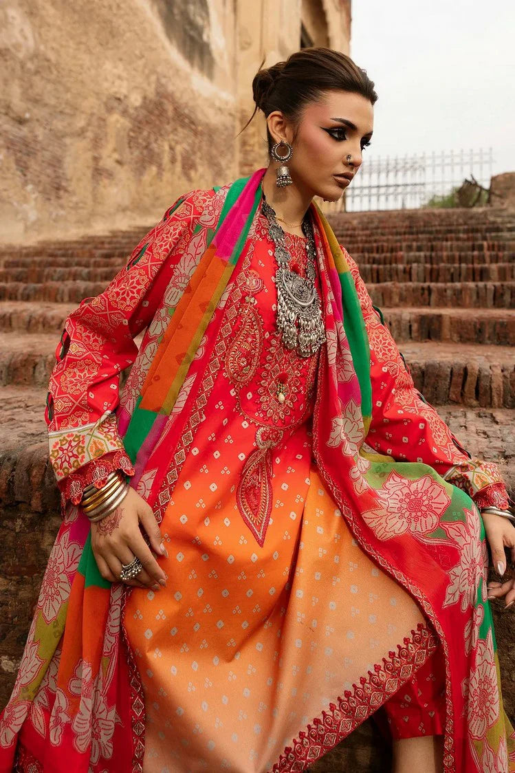 Picture of Charizma - Chunri Embroidered Lawn Vol 1 - CHN6-06 - Unstitched - Available at Raja Sahib
