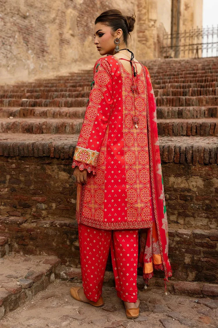 Picture of Charizma - Chunri Embroidered Lawn Vol 1 - CHN6-06 - Unstitched - Available at Raja Sahib