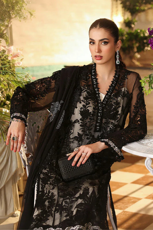 Maria B - Tea Affair Chiffon Collection - Design 01 - Unstitched