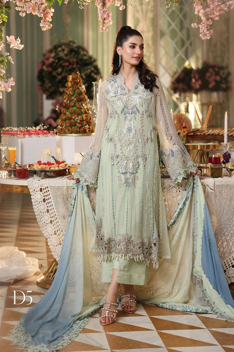 Picture of Maria B - Tea Affair Chiffon Collection - Design 05 - Unstitched - Available at Raja Sahib