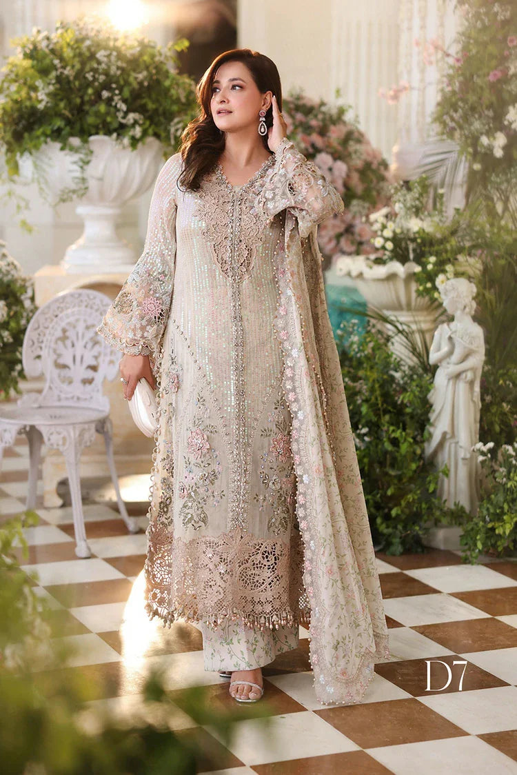 Picture of Maria B - Tea Affair Chiffon Collection - Design 07 - Unstitched - Available at Raja Sahib