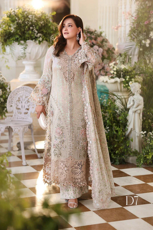 Maria B - Tea Affair Chiffon Collection - Design 07 - Unstitched
