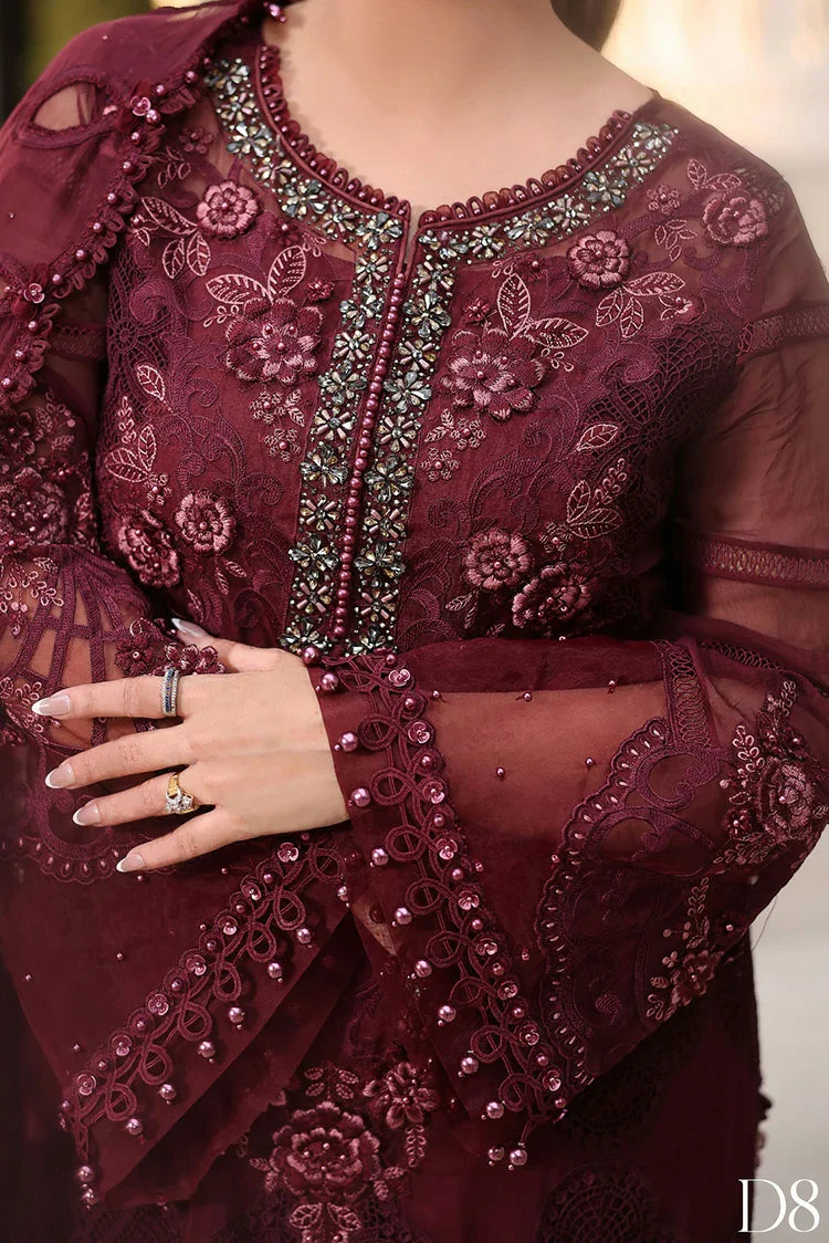 Picture of Maria B - Tea Affair Chiffon Collection - Design 08 - Unstitched - Available at Raja Sahib