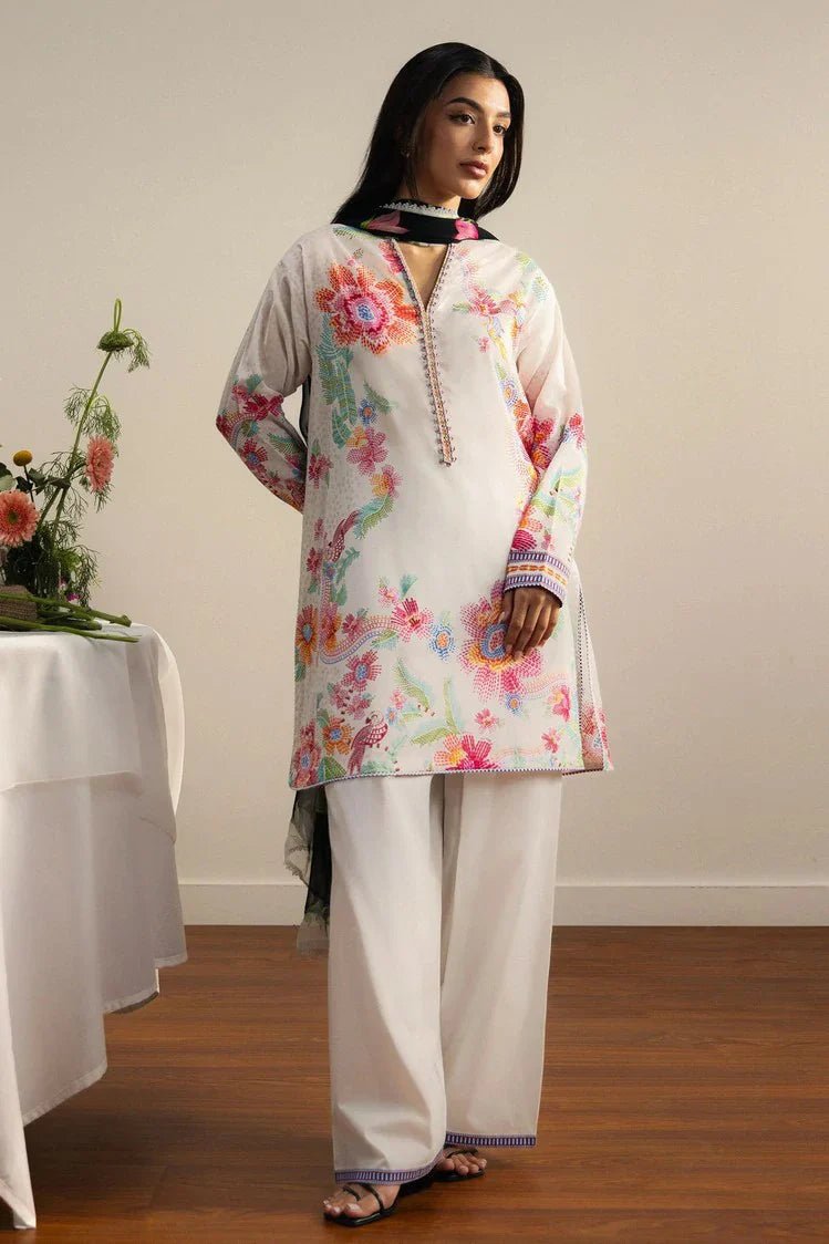 Picture of Zara Shahjahan - Coco Prints Drop 2 - ASAHI-2B - Unstitched - Available at Raja Sahib