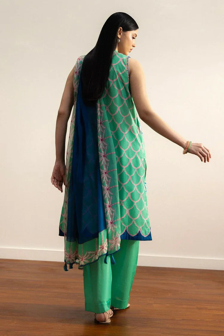 Picture of Zara Shahjahan - Coco Prints Drop 2 - NAMI-5A - Unstitched - Available at Raja Sahib