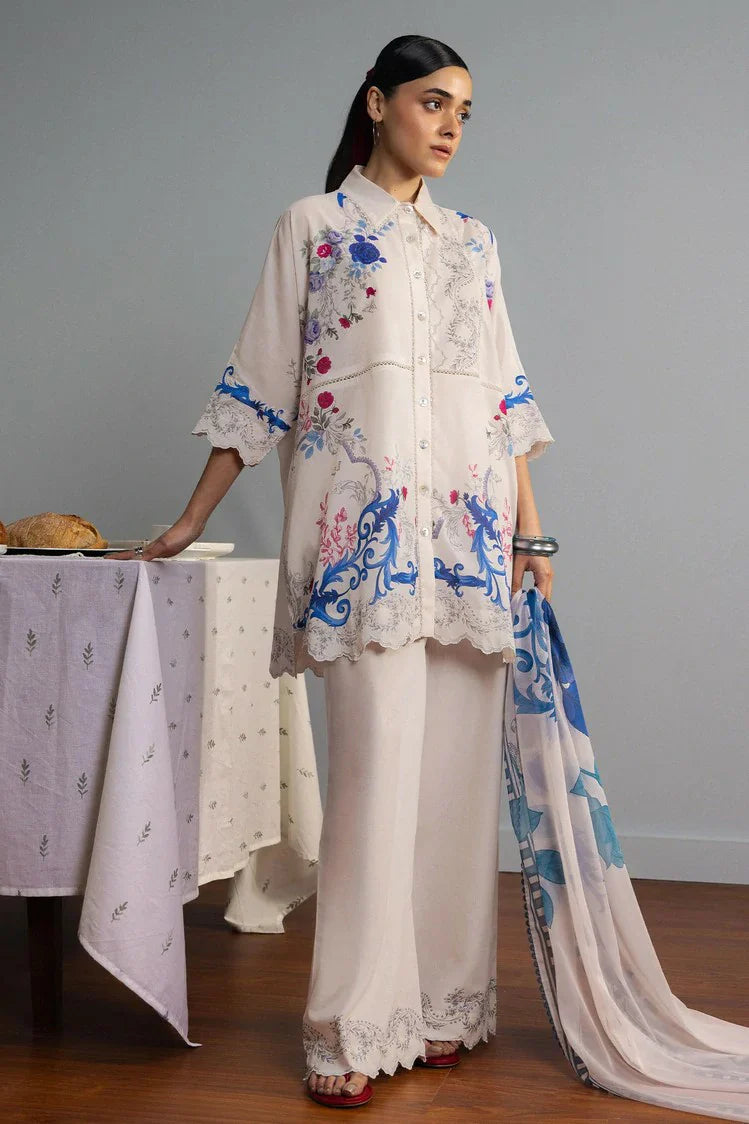Picture of Zara Shahjahan - Coco Prints Drop 2 - REI-9A - Unstitched - Available at Raja Sahib