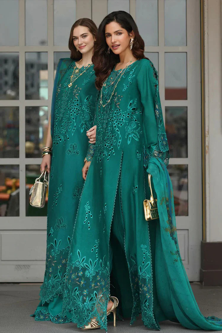 Picture of Noor by Saadia Asad - Noor Luxe Chikankari - Design 01 - Unstitched - Available at Raja Sahib