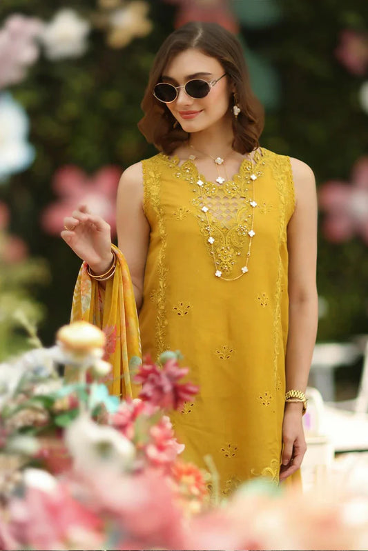 Picture of Noor by Saadia Asad - Noor Luxe Chikankari - Design 10 - Unstitched - Available at Raja Sahib
