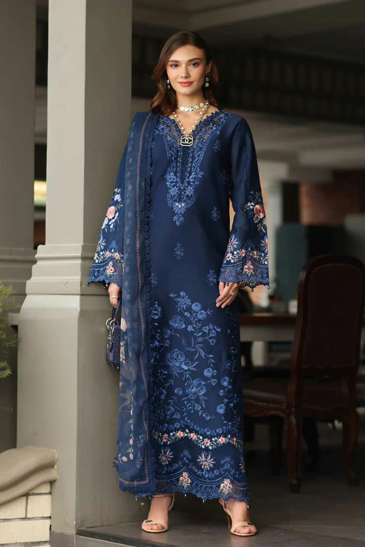 Picture of Noor by Saadia Asad - Noor Luxe Chikankari - Design 11 - Unstitched - Available at Raja Sahib