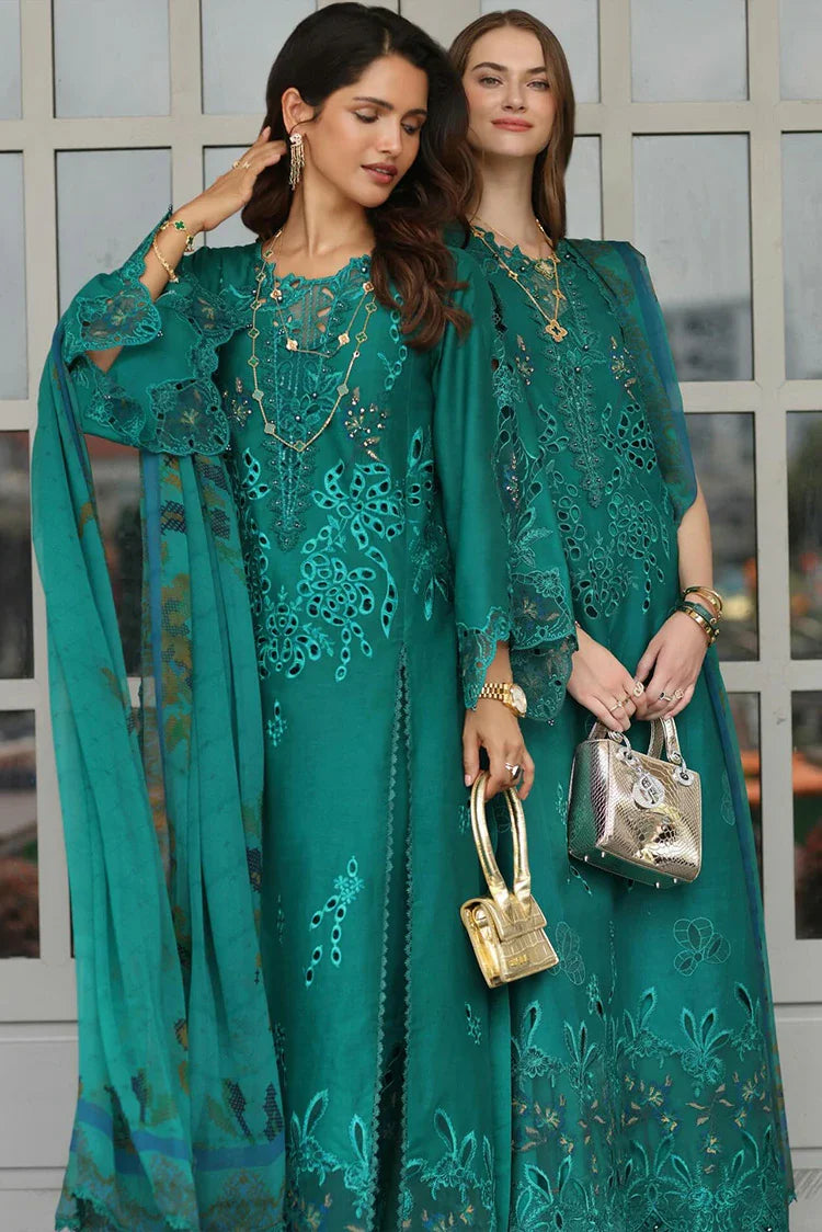 Picture of Noor by Saadia Asad - Noor Luxe Chikankari - Design 01 - Unstitched - Available at Raja Sahib