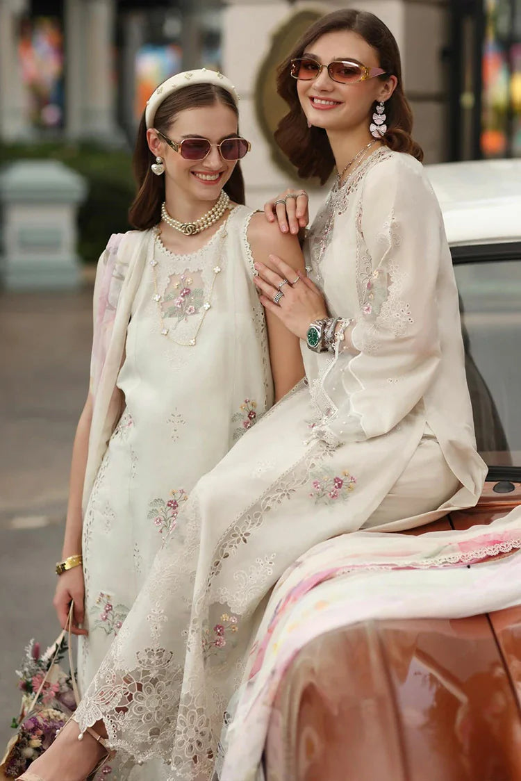 Picture of Noor by Saadia Asad - Noor Luxe Chikankari - Design 02 - Unstitched - Available at Raja Sahib