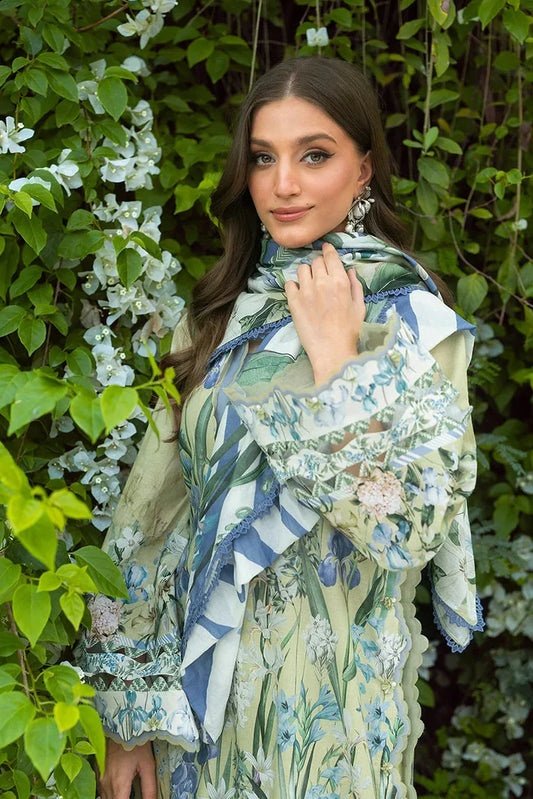 Picture of Elaf - Bridgerton Prints - EPB-2A GARDEN AFFAIR - Unstitched - Available at Raja Sahib