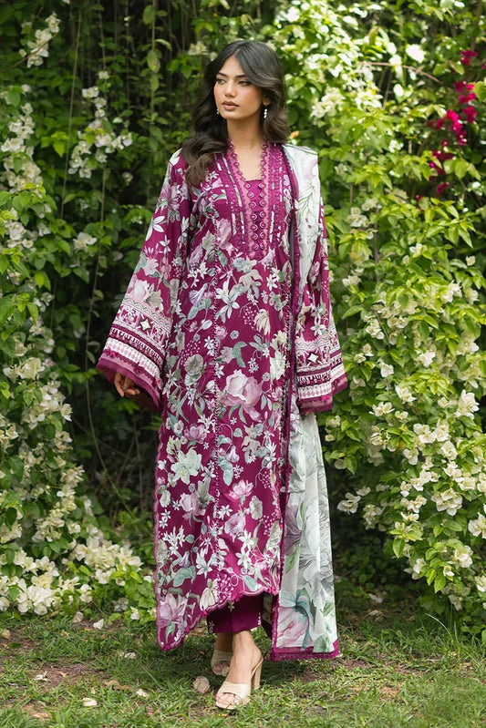Picture of Elaf - Bridgerton Prints - EPB-4B DOLCE ROSA - Unstitched - Available at Raja Sahib
