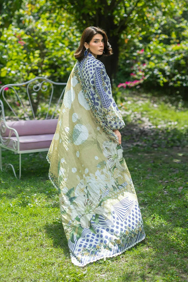 Picture of Elaf - Bridgerton Prints - EPB-5A VIOLETTE - Unstitched - Available at Raja Sahib