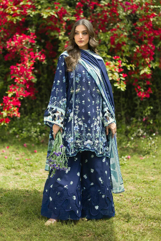Picture of Elaf - Bridgerton Prints - EPB-6B FIORITA - Unstitched - Available at Raja Sahib