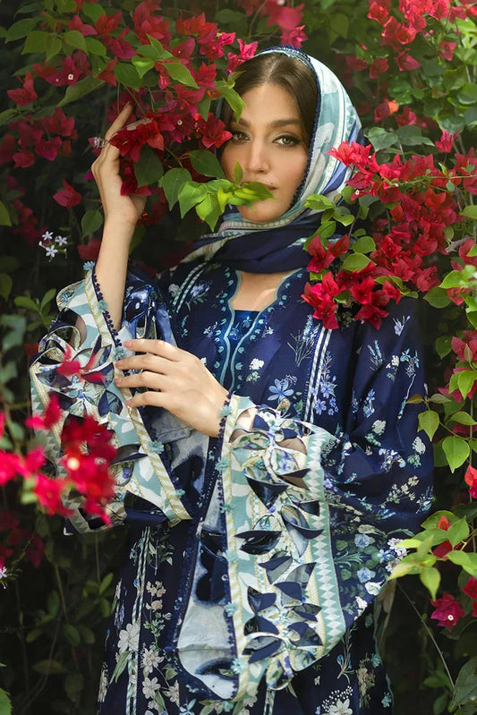 Picture of Elaf - Bridgerton Prints - EPB-6B FIORITA - Unstitched - Available at Raja Sahib