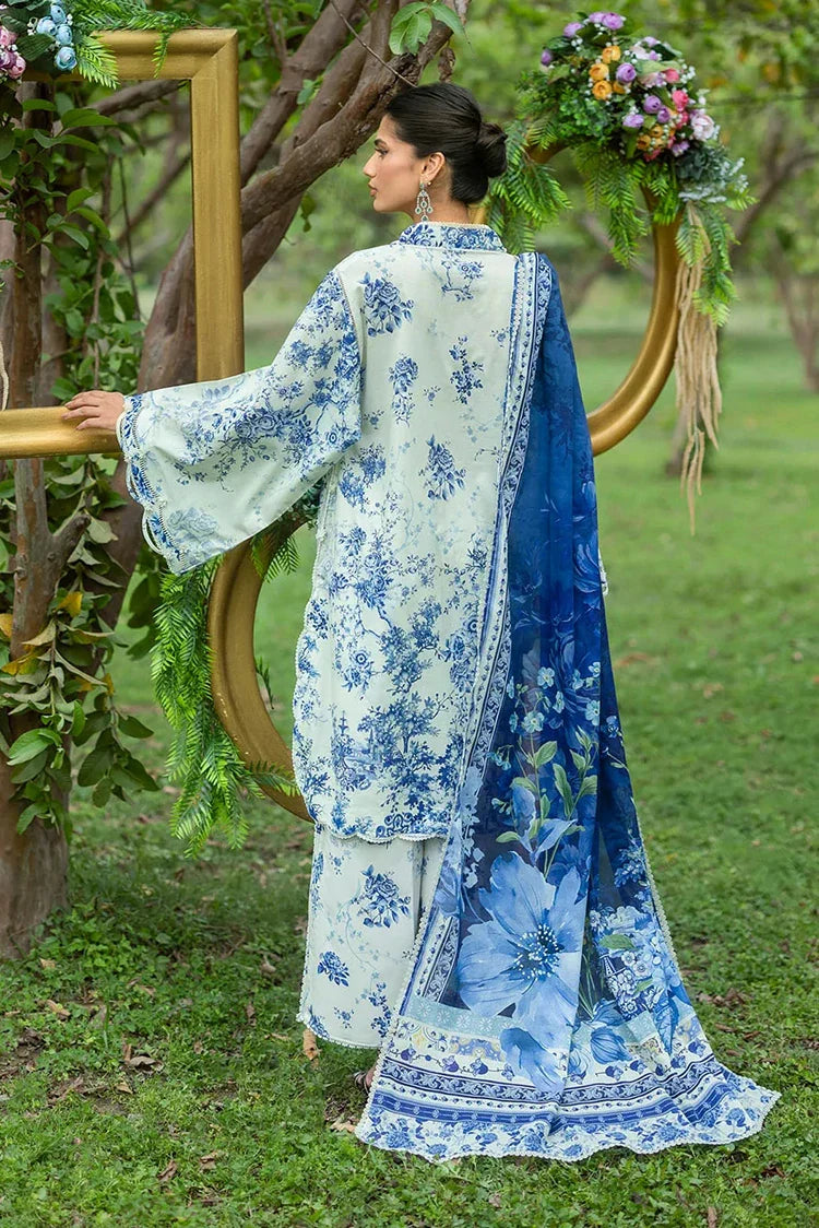 Picture of Elaf - Bridgerton Prints - EPB-7B FIORI D'AVORIO - Unstitched - Available at Raja Sahib