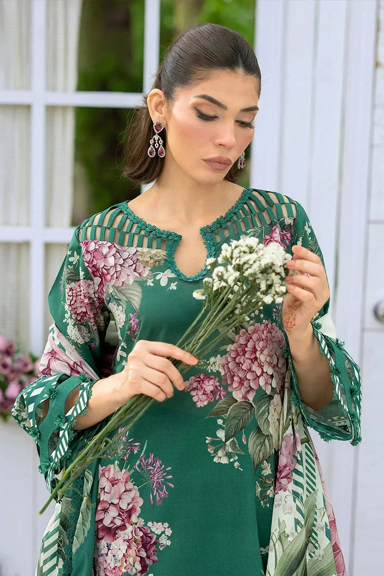 Picture of Elaf - Bridgerton Prints - EPB-8B MARIN - Unstitched - Available at Raja Sahib