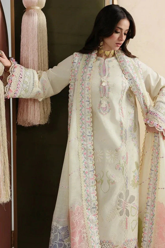 Picture of Qalamkar - Festive Lawn - QFL-01 ELMA - Unstitched - Available at Raja Sahib
