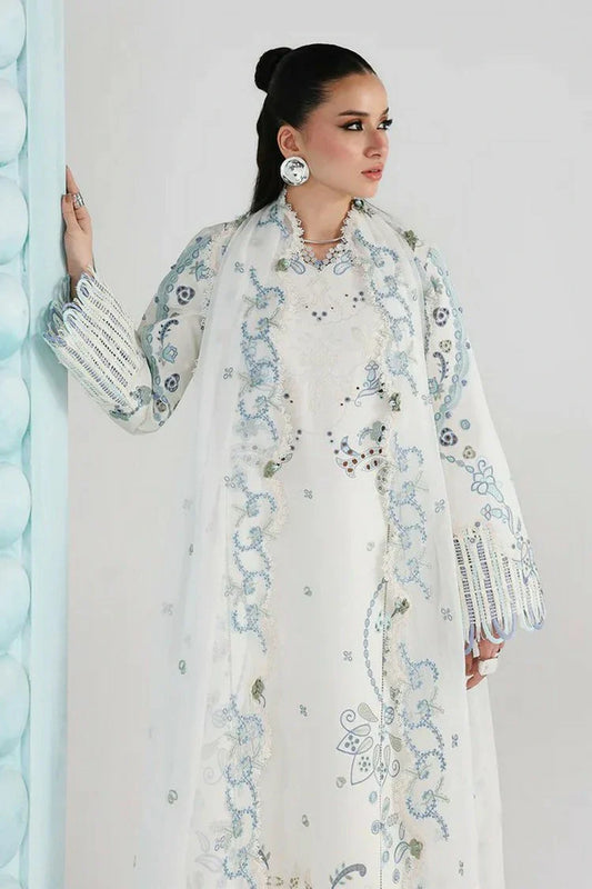 Picture of Qalamkar - Festive Lawn - QFL-03 IRMIN - Unstitched - Available at Raja Sahib