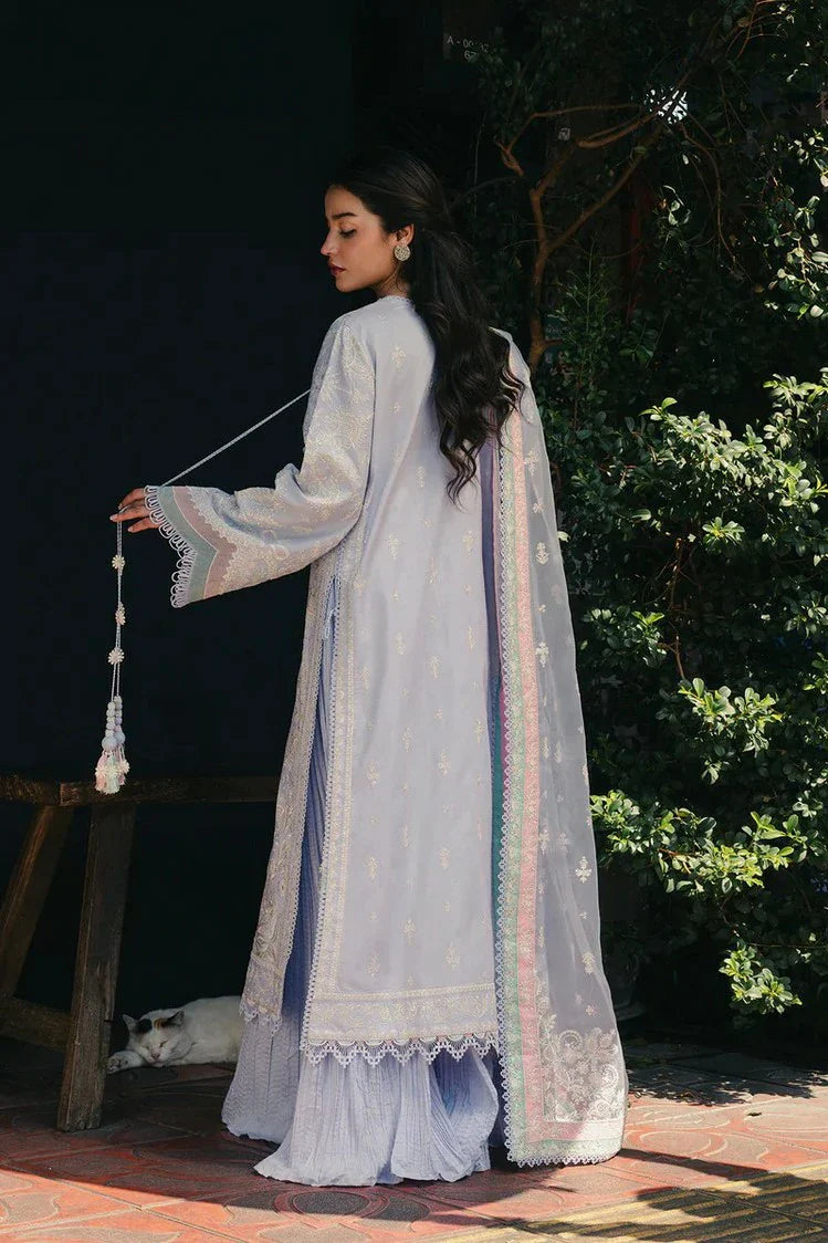Picture of Afrozeh - Mulaqaat Embroidered Lawn Collection - 1213-Saya - Unstitched - Available at Raja Sahib