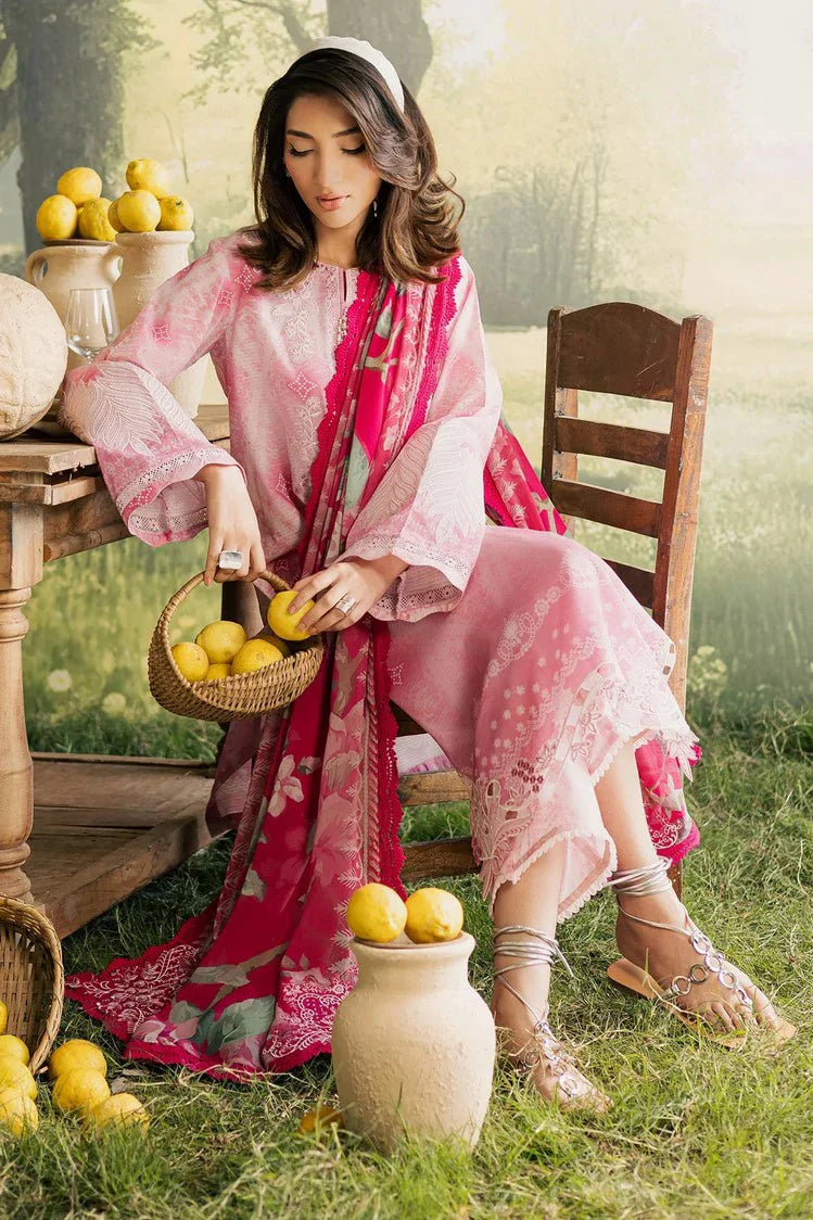 Picture of Nureh - Bloom Embroidered and Printed Lawn Collection Vol 2 - BL-13 - Unstitched - Available at Raja Sahib