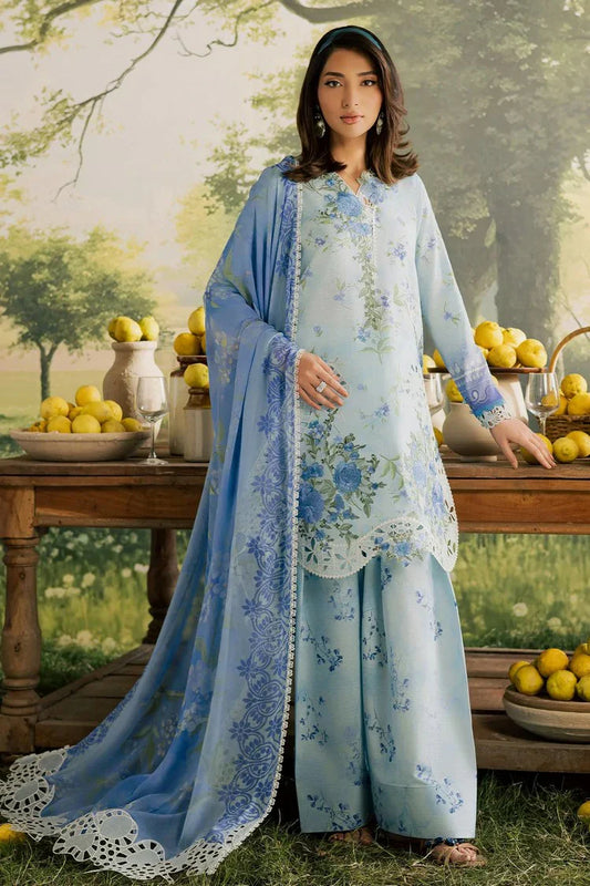 Picture of Nureh - Bloom Embroidered and Printed Lawn Collection Vol 2 - BL-14 - Unstitched - Available at Raja Sahib