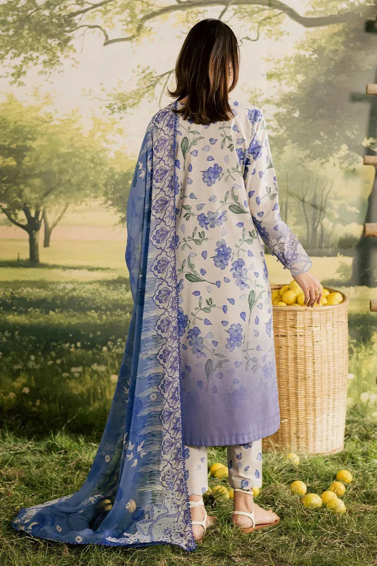 Picture of Nureh - Bloom Embroidered and Printed Lawn Collection Vol 2 - BL-16 - Unstitched - Available at Raja Sahib