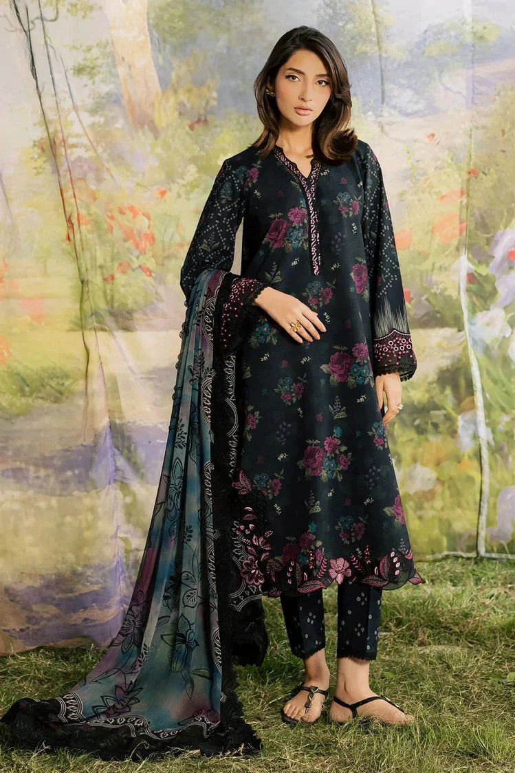 Picture of Nureh - Bloom Embroidered and Printed Lawn Collection Vol 2 - BL-18 - Unstitched - Available at Raja Sahib