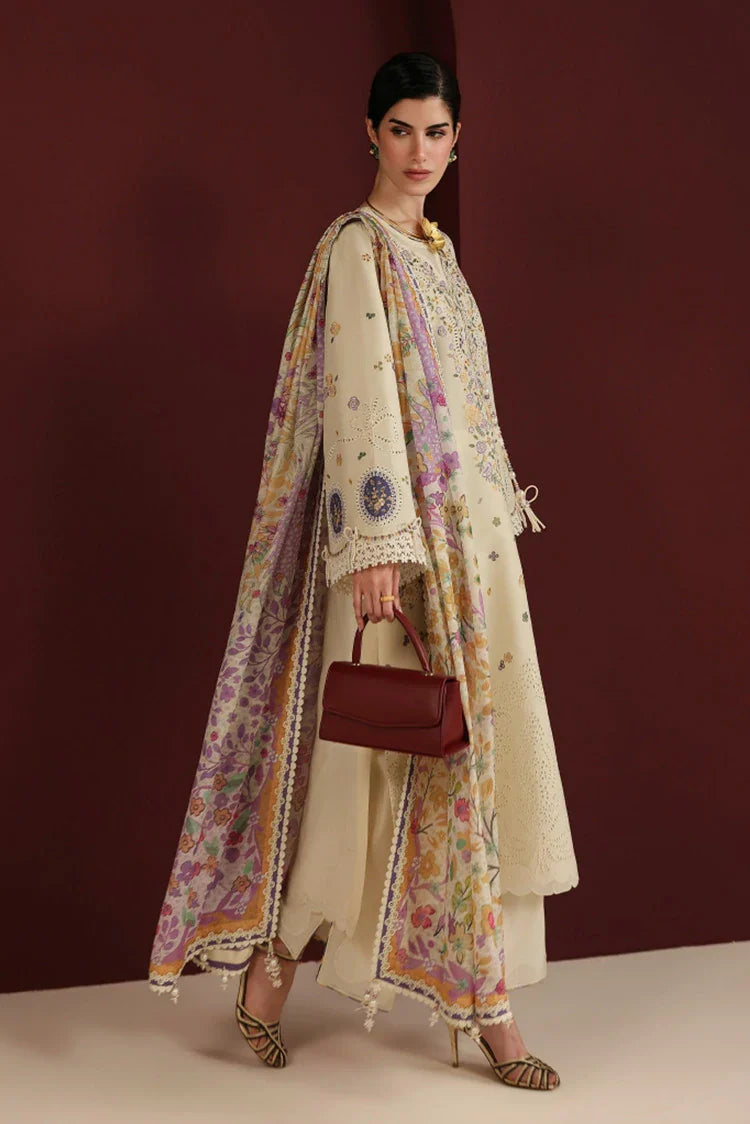 Picture of Jazmin - Iris Luxury Eid Lawn - IL26 D-01 - Unstitched - Available at Raja Sahib