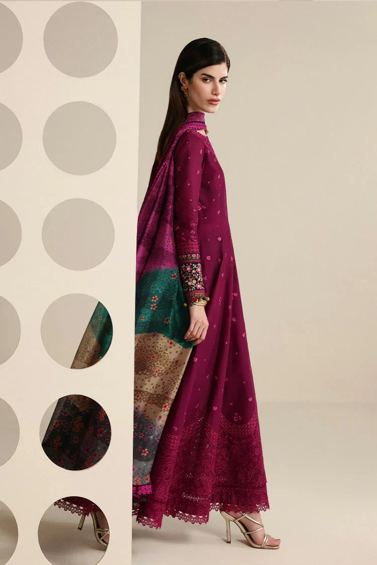 Picture of Jazmin - Iris Luxury Eid Lawn - IL26 D-02 - Unstitched - Available at Raja Sahib