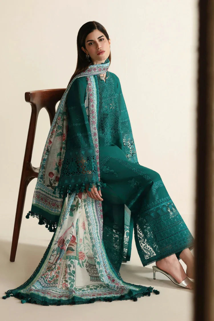 Picture of Jazmin - Iris Luxury Eid Lawn - IL26 D-03 - Unstitched - Available at Raja Sahib