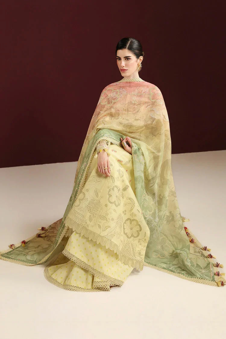 Picture of Jazmin - Iris Luxury Eid Lawn - IL26 D-07 - Unstitched - Available at Raja Sahib