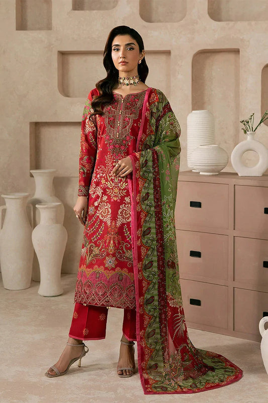 Picture of Gulaal - Syra Collection - D-1 Nael - Unstitched - Available at Raja Sahib