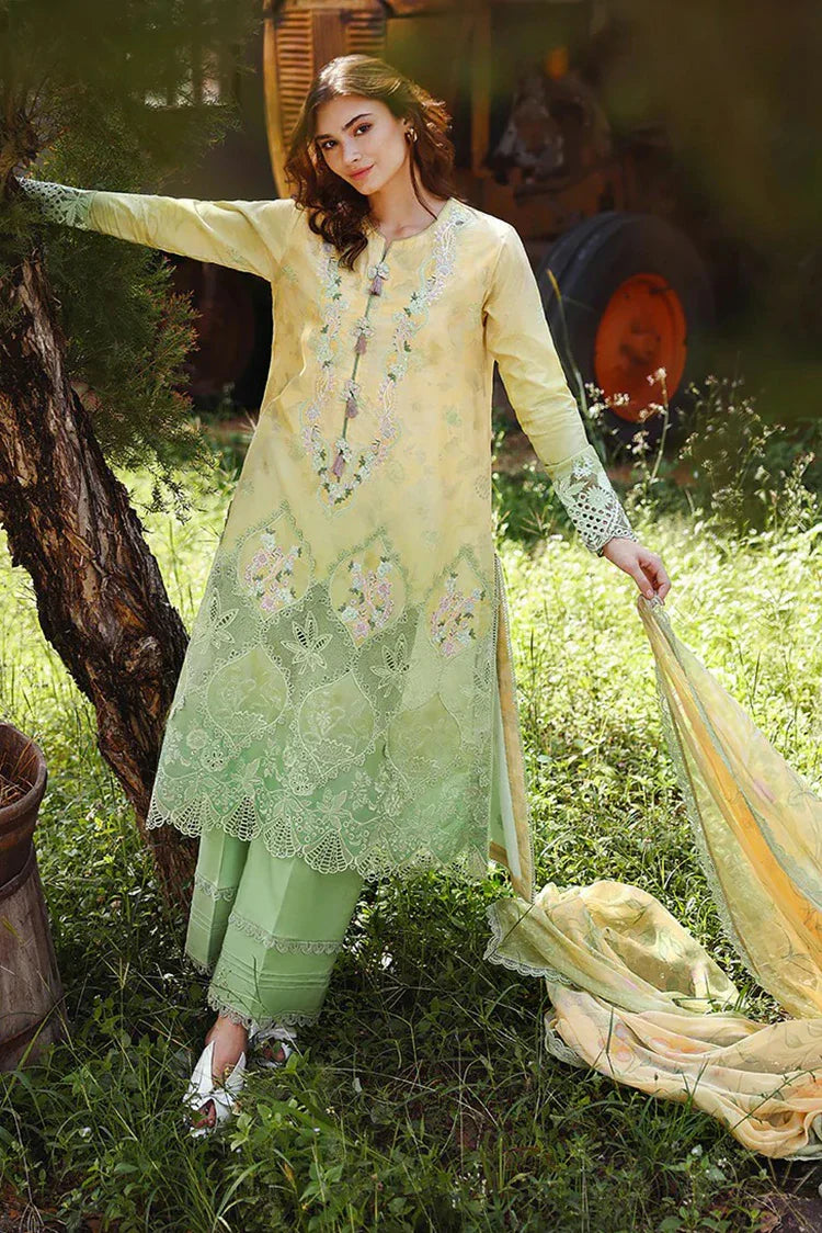 Picture of Mushq - Solace Ombre Chikankari - 10-Quiet Bloom - Unstitched - Available at Raja Sahib