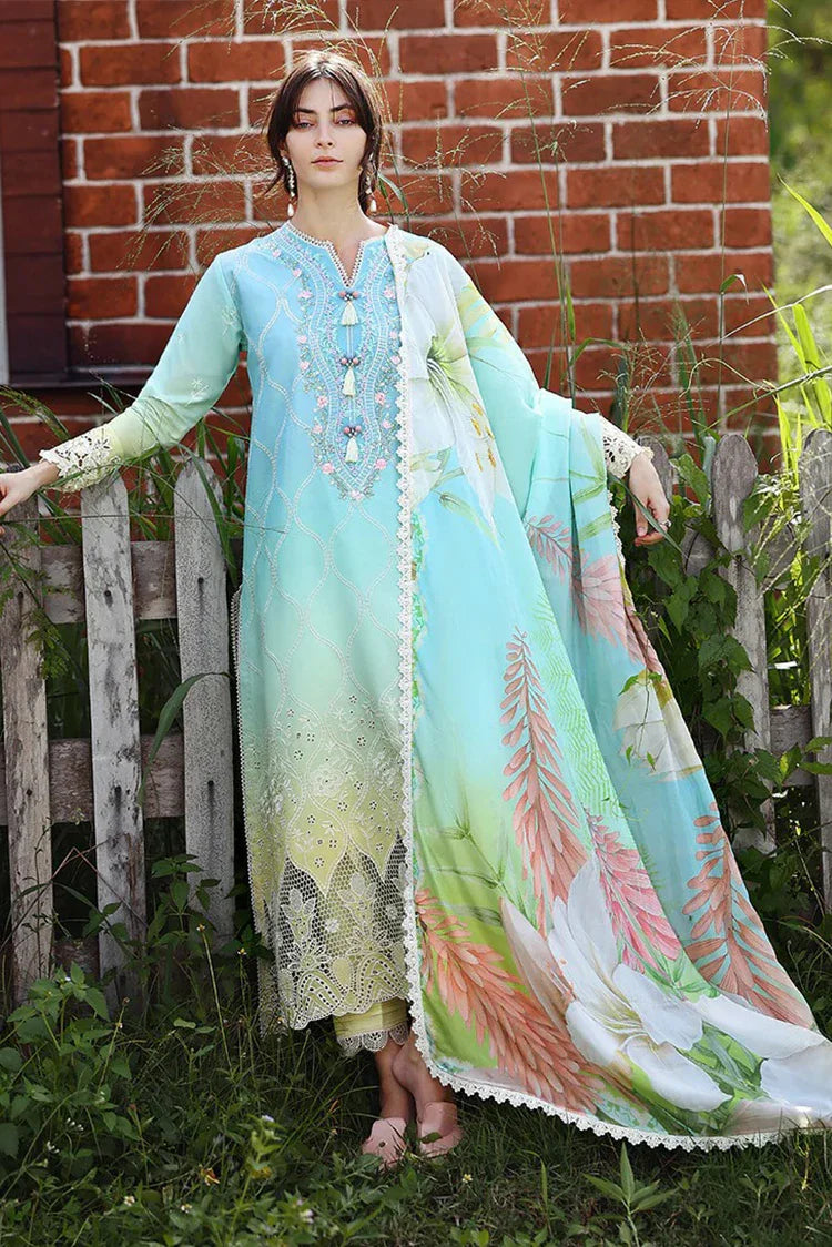 Picture of Mushq - Solace Ombre Chikankari - 02-Ethereal Pause - Unstitched - Available at Raja Sahib