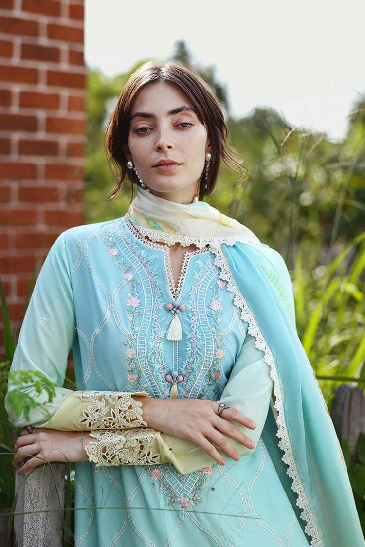 Picture of Mushq - Solace Ombre Chikankari - 02-Ethereal Pause - Unstitched - Available at Raja Sahib