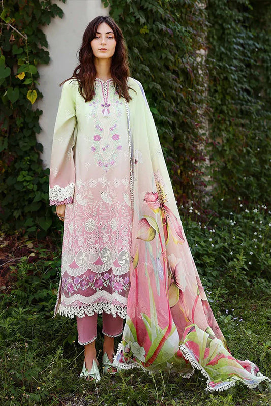 Picture of Mushq - Solace Ombre Chikankari - 04-Petal Pull - Unstitched - Available at Raja Sahib