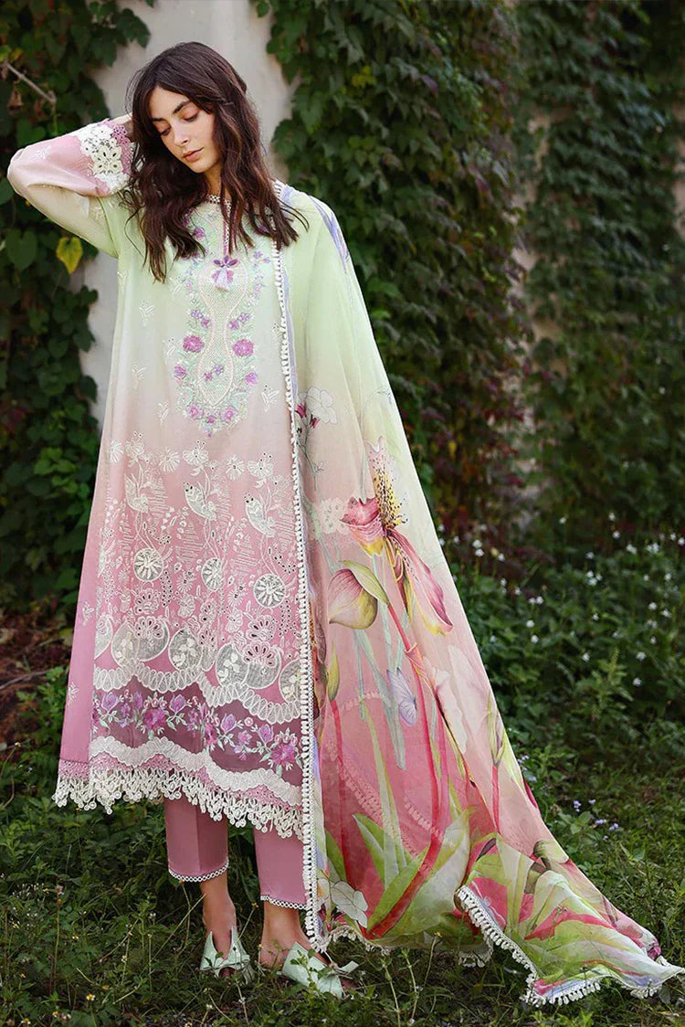 Picture of Mushq - Solace Ombre Chikankari - 04-Petal Pull - Unstitched - Available at Raja Sahib