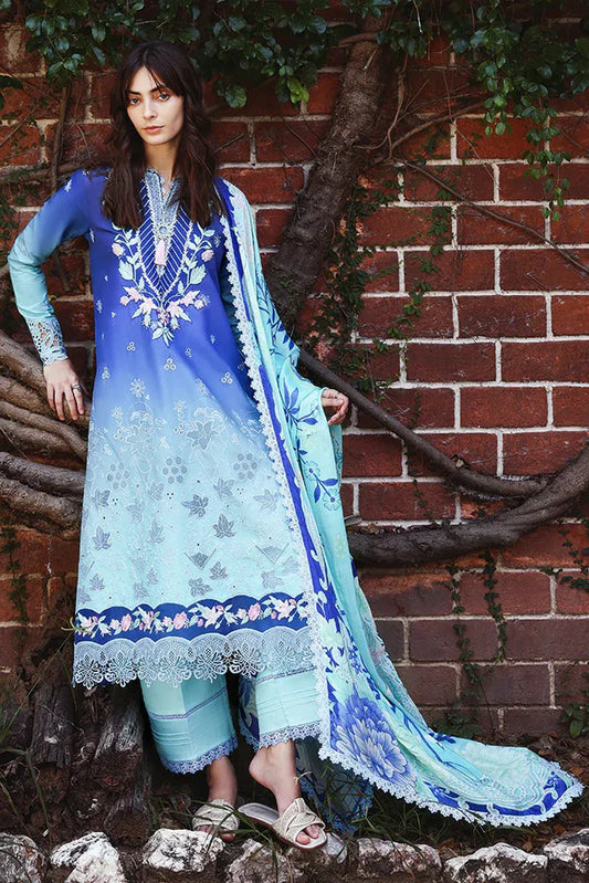 Picture of Mushq - Solace Ombre Chikankari - 05-Moonlit Ease - Unstitched - Available at Raja Sahib